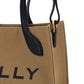 Elegant Mini Two-Tone Leather Handbag