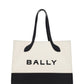 Elegant Two-Tone Leather Tote Shoulder Bag