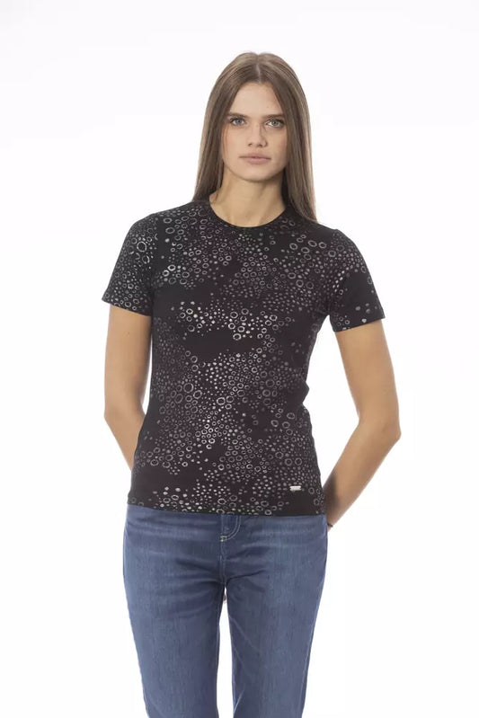 Black Cotton Women Top