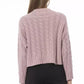 Pink Wool Women Sweater