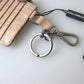 Beige Croc-Embossed Leather Wallet