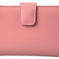 Chic Pink Zip Around Continental Wallet