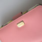 Chic Pink Zip Around Continental Wallet