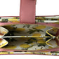 Chic Pink Zip Around Continental Wallet