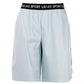 Elegant Coated Eco-Leather Shorts