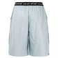 Elegant Coated Eco-Leather Shorts
