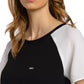 Elegant Crepe Tunic with Silver Embellishments