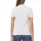 White Cotton Women T-Shirt