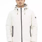 White Polyester Men Jacket