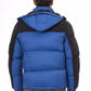 Blue Nylon Men Jacket
