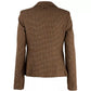 Elegant Sequined Tartan Jacket