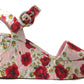 Multicolor floral print Wedges Floral Ankle Strap Sandals