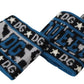 Exclusive Blue Cashmere-Wool Blend Wrist Wrap