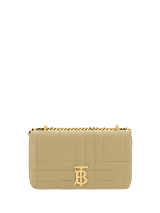 Elegant Quilted Lamb Leather Shoulder Bag