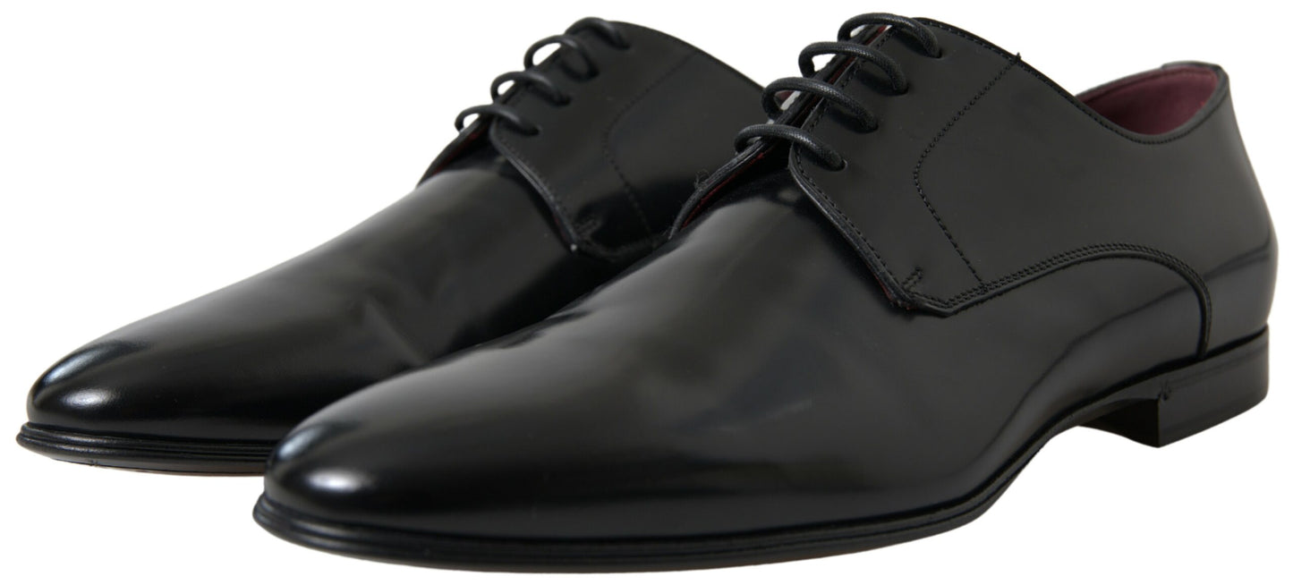 Elegant Black Leather Dress Formal Shoes