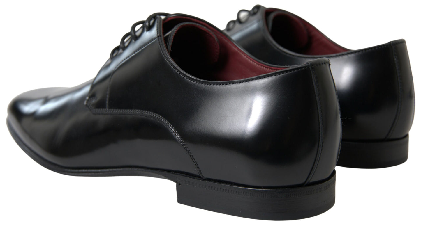 Elegant Black Leather Dress Formal Shoes