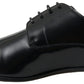 Elegant Black Leather Dress Formal Shoes