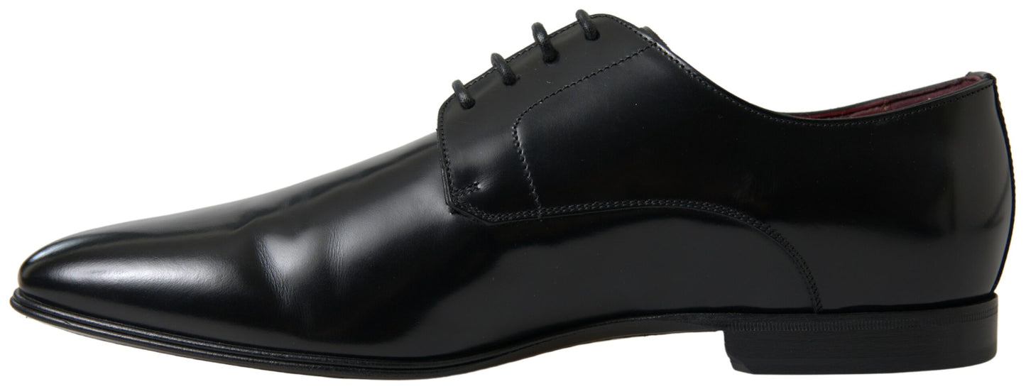 Elegant Black Leather Dress Formal Shoes
