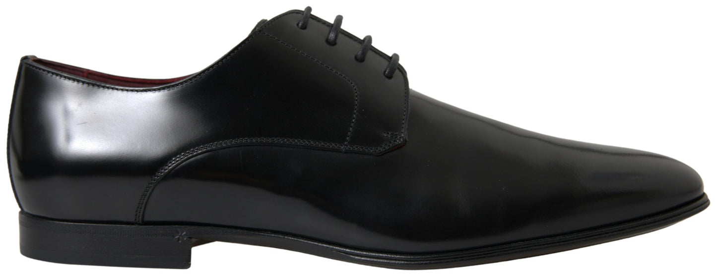 Elegant Black Leather Dress Formal Shoes