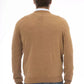 Beige Wool Men Sweater