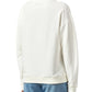 Elegant Rhinestone Cotton Sweatshirt