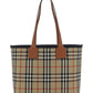Elegant Small London Check Tote Bag
