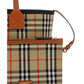 Elegant Small London Check Tote Bag