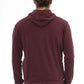 Burgundy Cotton Men Sweater
