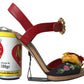 Elegant Ankle Strap Sandals with Crystal Buckle