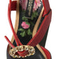 Elegant Ankle Strap Sandals with Crystal Buckle