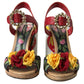 Elegant Ankle Strap Sandals with Crystal Buckle