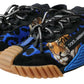 Elegant Black NS1 Sneakers with Tiger Motive