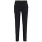 Elegant Satin Trousers with Side Zip