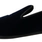 Elegant Blue Velvet Loafers for Men