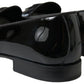 Elegant Black Patent Leather Loafers