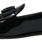 Elegant Black Patent Leather Loafers