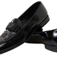 Elegant Black Patent Leather Loafers