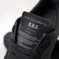 Elegant Black Low Top Leather Sneakers