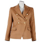 Elegant Double-Breasted Wool Coat