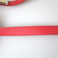 Elegant Red Leather Designer Belt