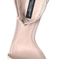 Beige Crystal Studded Ankle Strap Sandals