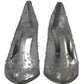Crystal Embellished Transparent Pumps