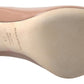 Elegant Beige Patent Leather Pumps