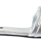 Crystal-Embellished Silver Leather Slides