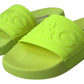 Elegant Yellow Green Slide Sandals