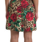 Floral Leopard Print A-Line Dress