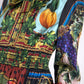 Elegant Multicolor Silk A-Line Dress