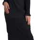 Elegant Sheer Panel Lace Midi Dress