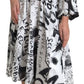 Elegant Silk A-Line Midi Dress
