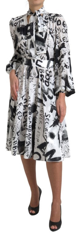 Elegant Silk A-Line Midi Dress